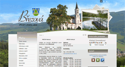 Desktop Screenshot of obecbrezova.cz